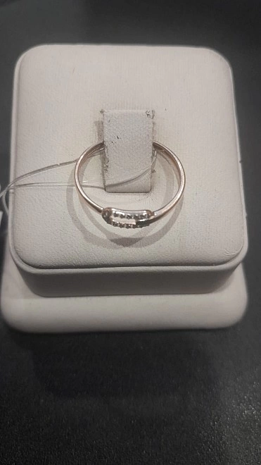 Кольцо золотое с камнями  585пр 18р-р 0,97гр ФМ