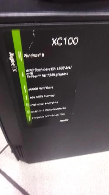 Системный блок Acer AMD-E2 1.7Ghz/4Gb/500Gb/AMD Radeon 7340Graphics1Gb