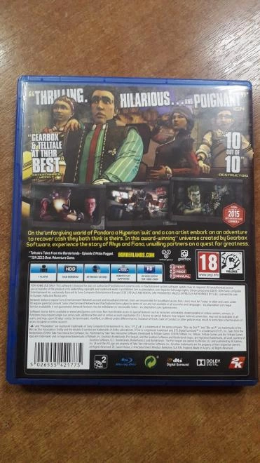 Диск для PS 4 Sony Tales from the Borderlands