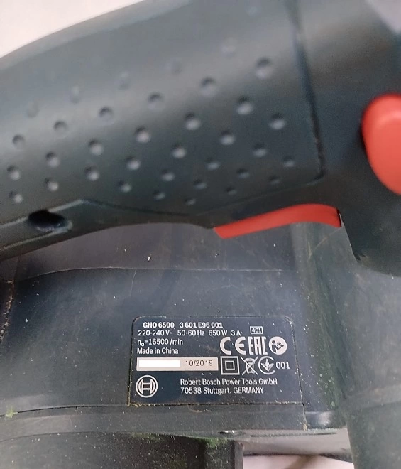 Электрорубанок Bosch professional gho 6500