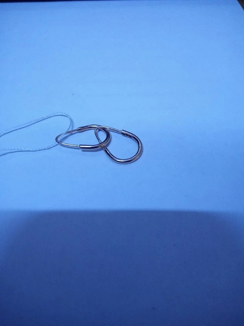 Серьги золотые  585 проба 2,11 гр.Ф.М.