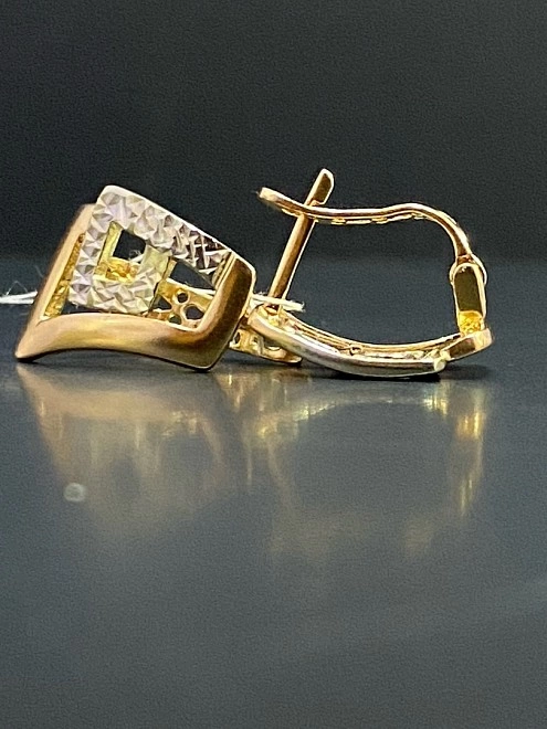 Серьги золотые  пр. 585 5,24г. Ф.М.