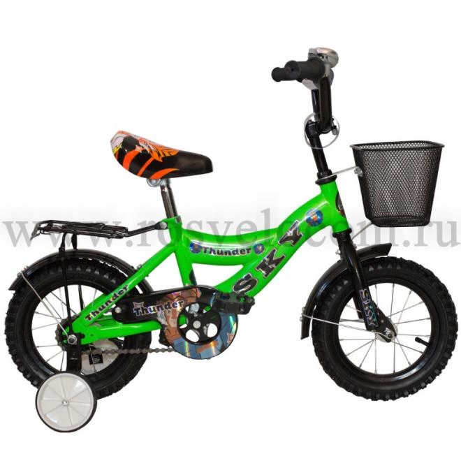 Велосипед Sky 12" зеленый