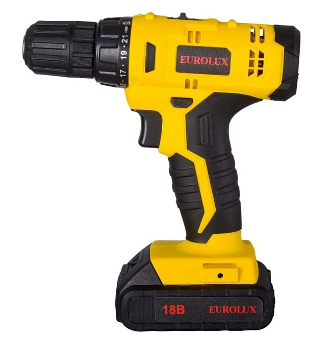 Шуруповерт EUROLUX ДА-18/2Li