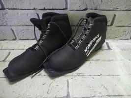 Ботинки для лыж Nordway Skei 75 mm, Черный, размер 46