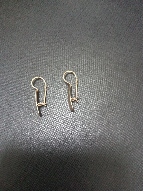 Серьги золотые 585 проба вес-1,535гр. (ФМ)