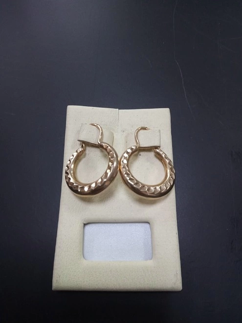 Серьги золотые 585 проба 4,79гр ФМ
