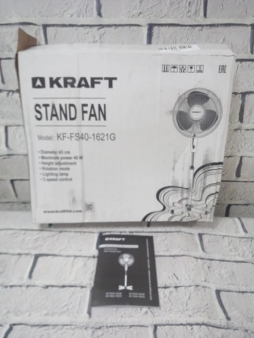 Вентилятор напольный KRAFT KF-FS40-1621G