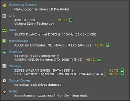Системный блок Dexp FX-6300+DDR-16Gb+SSD-240Gb+HDD-1Tb+GTX 1050Ti