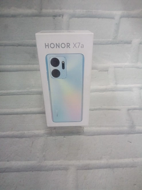 Смартфон Honor X7a 128 ГБ серебристый