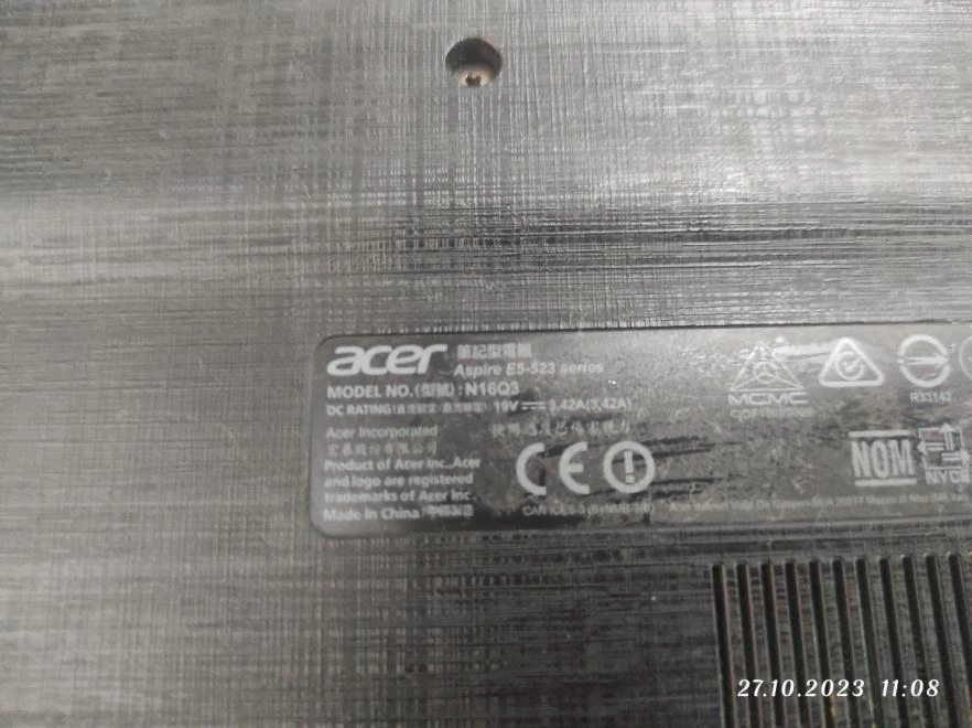 Ноутбук Acer A9-9410 2/2 по 2.9Ghz/ОЗУ 4/SSD 120/Radeon R5 2Gb