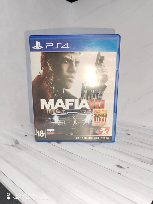 Диск для PS PS4 Мафия 3 