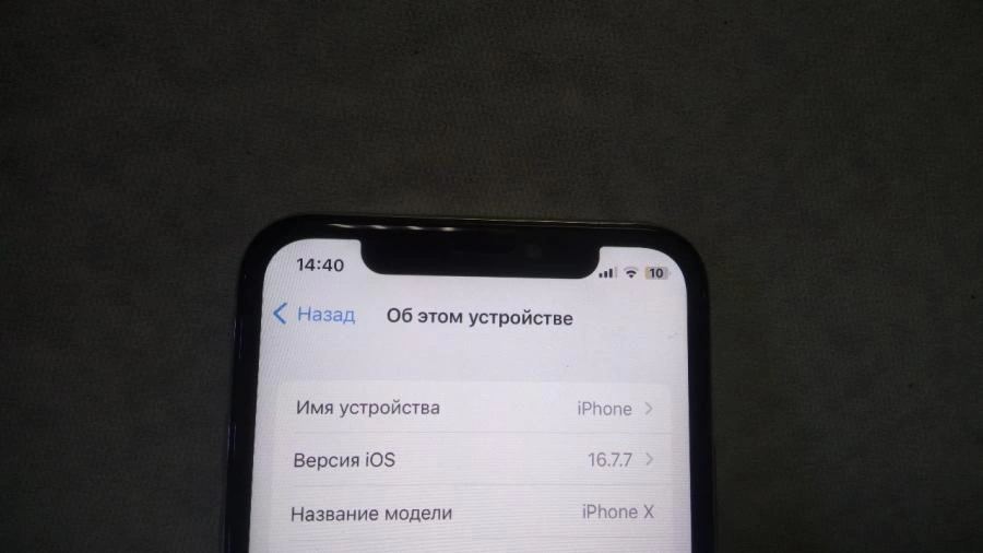 Смартфон Apple iPhone X