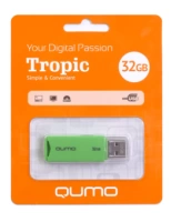 USB Flash Drive QUMO 32Gb Tropic (green)
