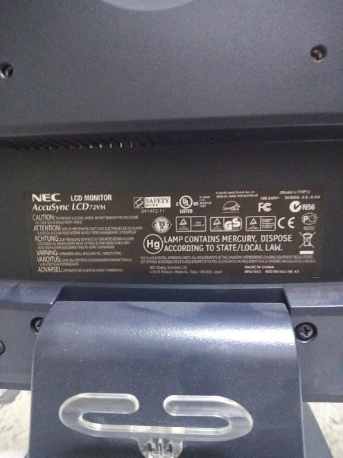 Монитор Nec AccuSync LCD72vm (17дюй) 76гц