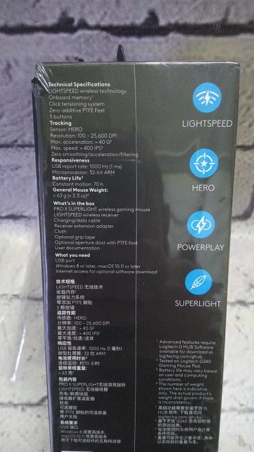 Мышь оптическая Logitech G Pro X Superlight
