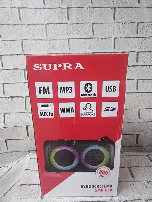 Портативная акустика  SUPRA   SMB-630