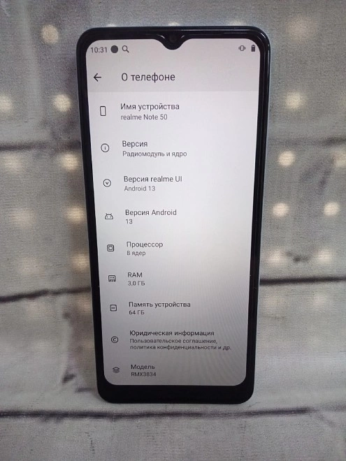 Смартфон Realme Note 50 3/64