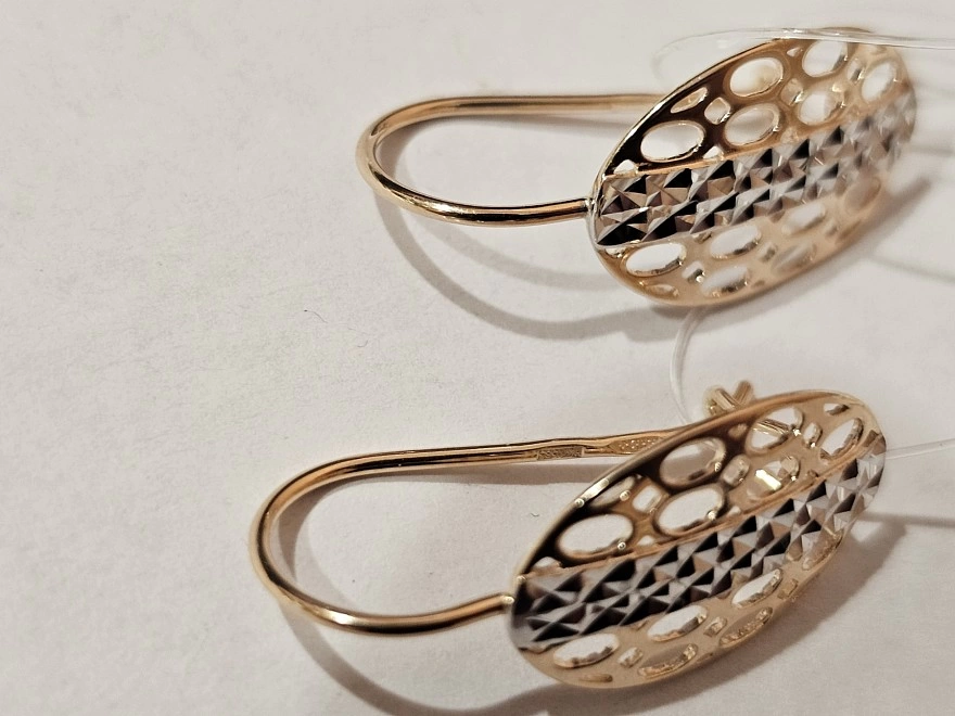 Серьги золотые  585 проба 2,35гр (ФМ)