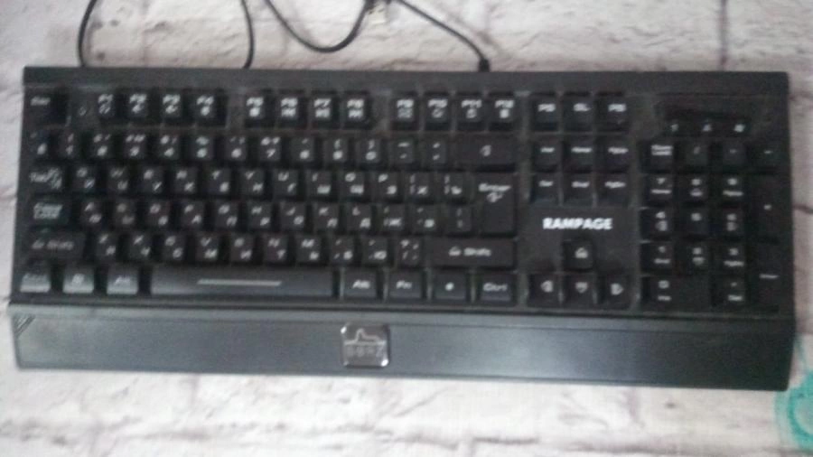 Клавиатура USB Dexp Rampage черная