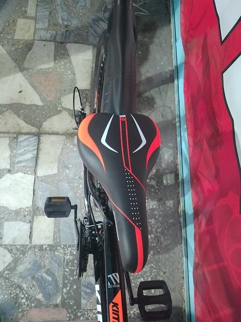 Велосипед KIMIKO XS-900 "24 Спицы (Оранжево-черный) ФМ