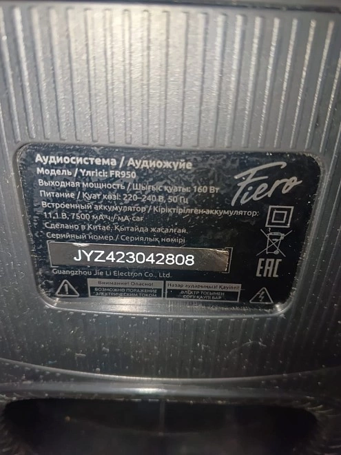 Акустическая система 2.1 Fiero Hope 100 FR950