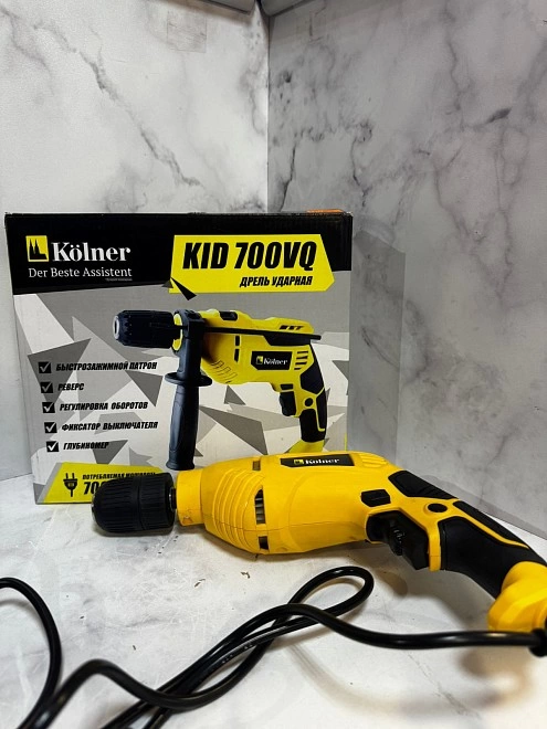 Дрель ударная Kolner KID 700VQ
