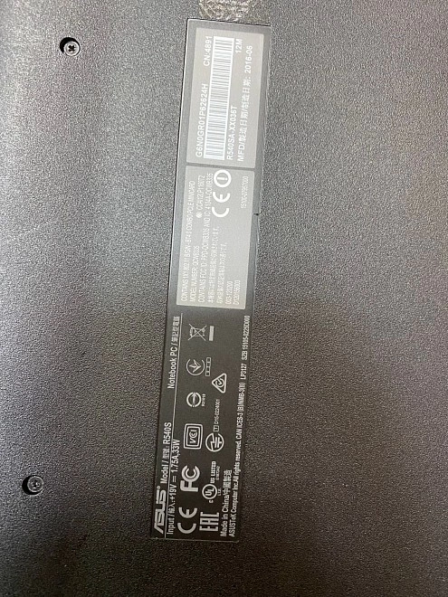 Ноутбук Asus notebook r540s