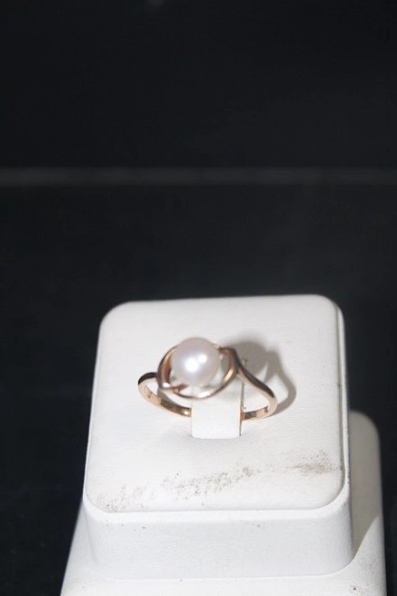 Кольцо золотое с камнями  585пр 3,25гр. 21,5р-р  Ф.М.