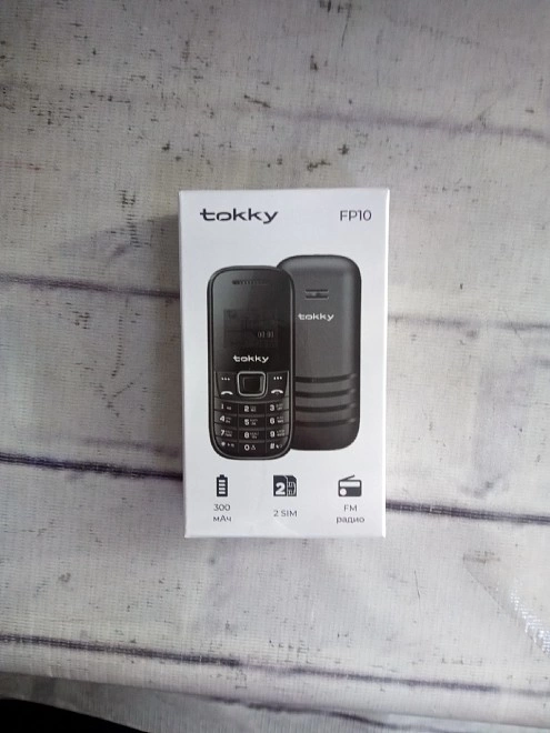 Телефон мобильный Tokky FP 10 Чёрный