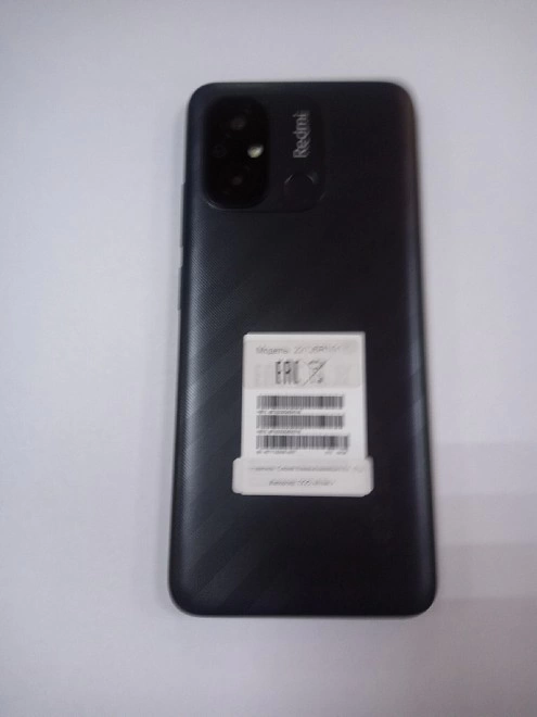 Смартфон Xiaomi  Redmi 12C 4/64 ГБ, черный