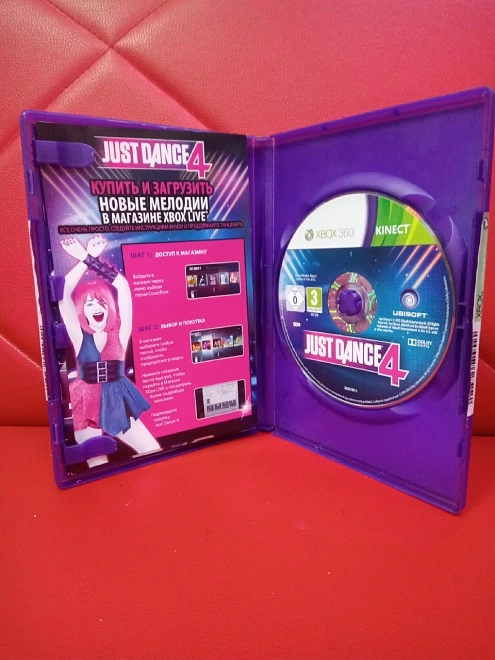 Диск для X-Box Microsoft XBOX 360 KINECT/JUST DANCE 4