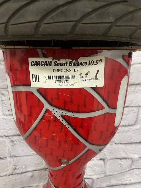 Гироскутер 10" CarCam  Red Spiderman
