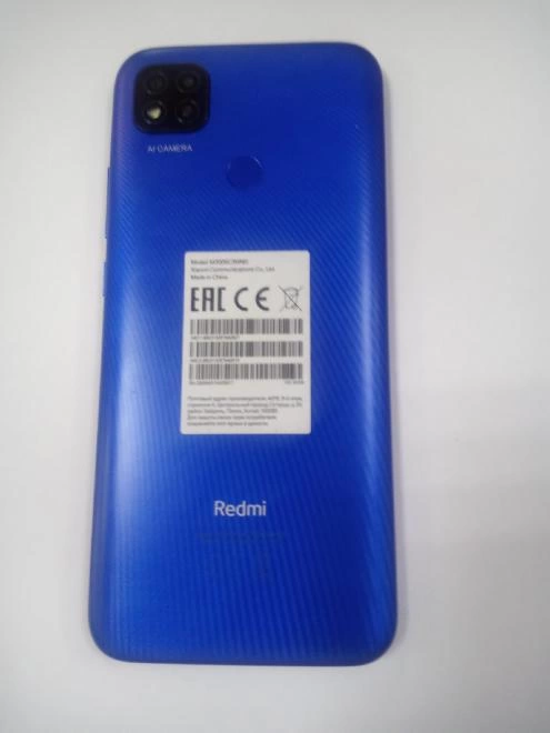 Смартфон Xiaomi Redmi 9C 2/32 ГБ RU, Dual SIM (nano-SIM), синий