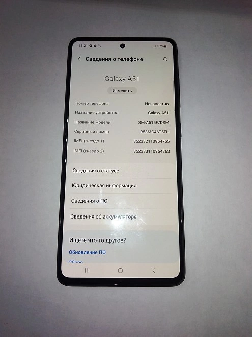 Смартфон Samsung А51