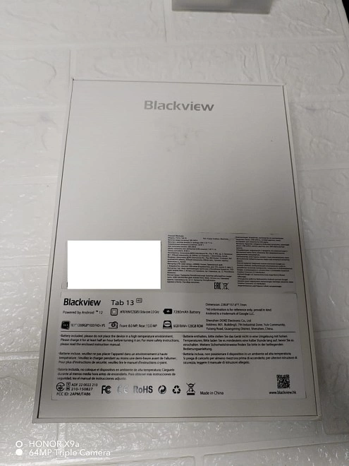 Планшетный компьютер Blackview Tab 13 LTE 128 GB