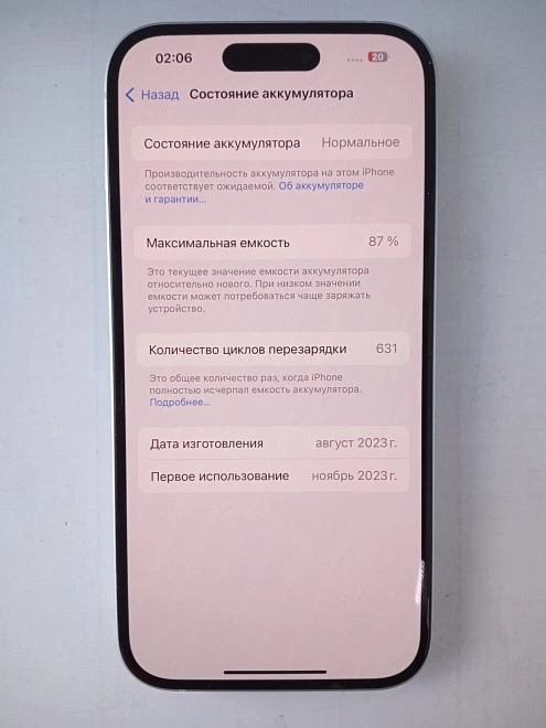 Смартфон Apple iPhone 15 128Гб