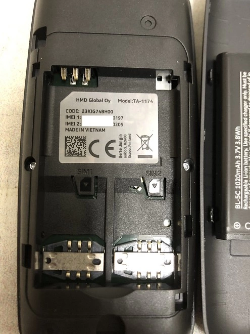 Телефон мобильный Nokia 105 [TA-1174]