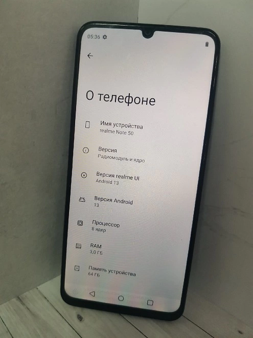 Смартфон Realme Note 50 3/64