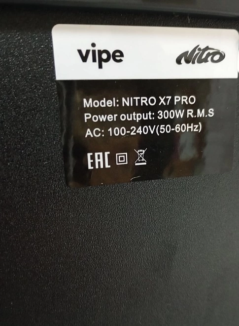Портативная акустика Vipe NITRO X7 PRO