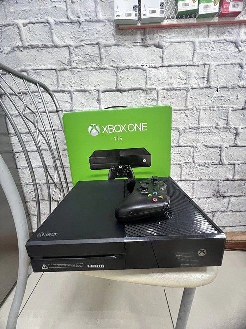 Игровая приставка X-Box One Microsoft Xbox ONE Black 1 Tb 