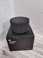 Умная колонка Яндекс Станция Мини с часами с Алисой ,черный