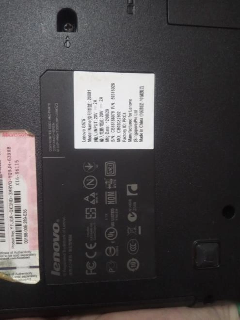 Ноутбук Lenovo G575 AMD E-300 APU 1.30 Ggz PAM 2GB HDD-320GB 