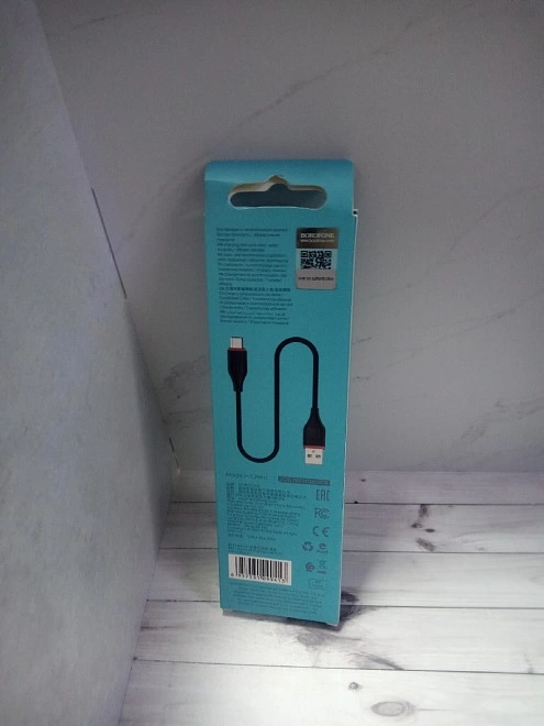 USB кабель Borofone BX17  FOR MICRO  1V 2.4 A