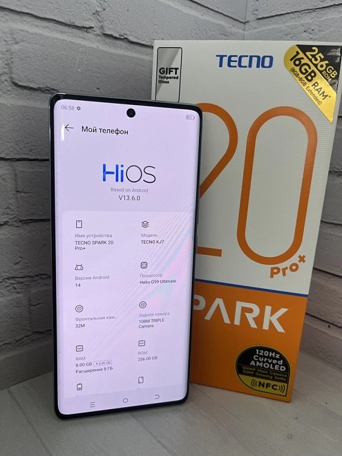 Смартфон TECNO Spark 20 Pro+