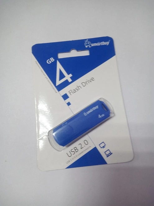 USB Flash Drive Smart Buy 4 GB USB 2.0 CLUE BLUE