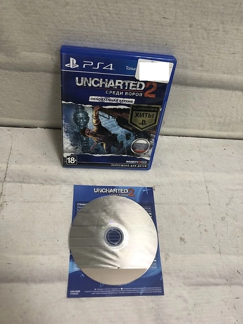 Диск для приставки PlayStation 4 Uncharted 2 Среди Воров 