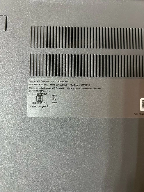 Ноутбук Lenovo V15 G4 AMN