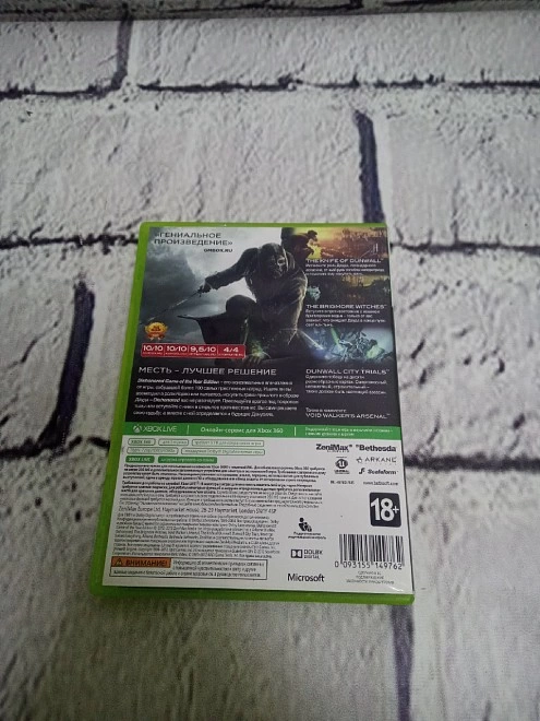 Диск для X-Box 360 ХВОХ 360 Dishonored 