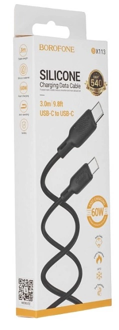 Кабель Borofone BX113 Type C-Type C